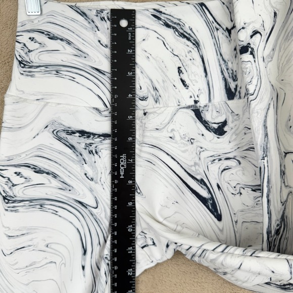 Balance Collection Womens High Waist Leggings Size S White Athletic‎ Gym Yoga - Picture 9 of 11